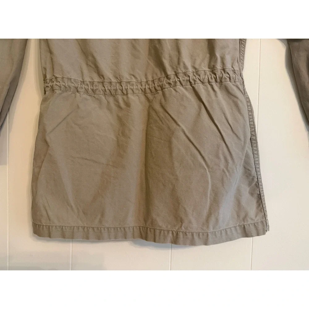 Banana Republic Safari Italian Canvas Bush Jacket Mens Small 80s Vintage Cotton